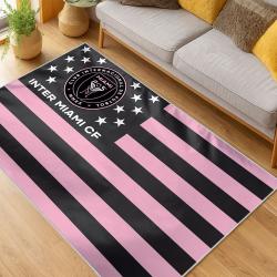 MLS Inter Miami Cf Soccer Team Logo Sport Carpet Area Rug Home Decor Gift IMCF8
