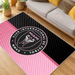 mls inter miami cf soccer team logo sport carpet area rug home decor gift living room imcf80