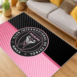 MLS Inter Miami Cf Soccer Team Logo Sport Carpet Area Rug Home Decor Gift IMCF80
