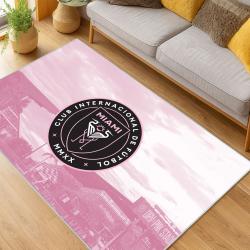 MLS Inter Miami Cf Soccer Team Logo Sport Carpet Area Rug Home Decor Gift IMCF83