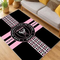 MLS Inter Miami Cf Soccer Team Logo Sport Carpet Area Rug Home Decor Gift IMCF84