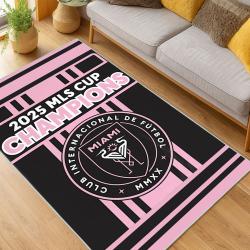MLS Inter Miami Cf Soccer Team Logo Sport Carpet Area Rug Home Decor Gift IMCF88