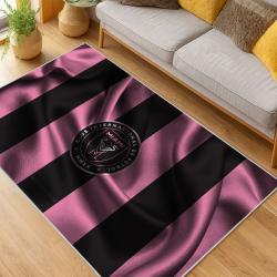 MLS Inter Miami Cf Soccer Team Logo Sport Carpet Area Rug Home Decor Gift IMCF89