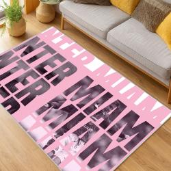 MLS Inter Miami Cf Soccer Team Logo Sport Carpet Area Rug Home Decor Gift IMCF9