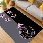 mls inter miami cf soccer team logo sport carpet area rug home decor gift living room imcf93