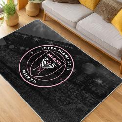 MLS Inter Miami Cf Soccer Team Logo Sport Carpet Area Rug Home Decor Gift IMCF95