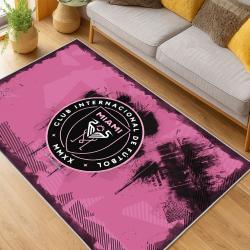 MLS Inter Miami Cf Soccer Team Logo Sport Carpet Area Rug Home Decor Gift IMCF98