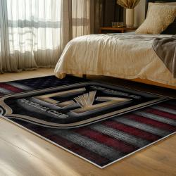 mls los angeles fc soccer team logo sport carpet area rug home decor gift idea bedroom lafc10