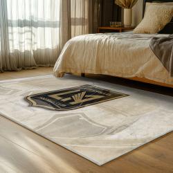 mls los angeles fc soccer team logo sport carpet area rug home decor gift idea bedroom lafc13