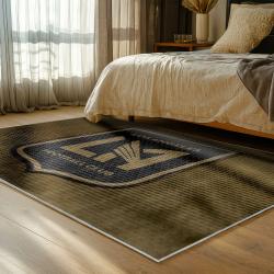 mls los angeles fc soccer team logo sport carpet area rug home decor gift idea bedroom lafc17