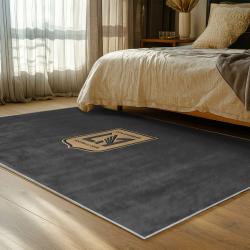 mls los angeles fc soccer team logo sport carpet area rug home decor gift idea bedroom lafc18