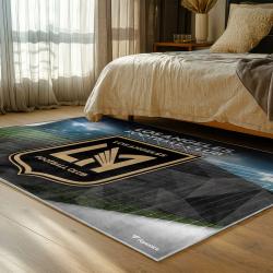 mls los angeles fc soccer team logo sport carpet area rug home decor gift idea bedroom lafc19