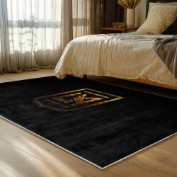 mls los angeles fc soccer team logo sport carpet area rug home decor gift idea bedroom lafc20