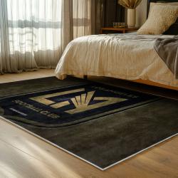 mls los angeles fc soccer team logo sport carpet area rug home decor gift idea bedroom lafc27