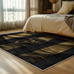 mls los angeles fc soccer team logo sport carpet area rug home decor gift idea bedroom lafc29