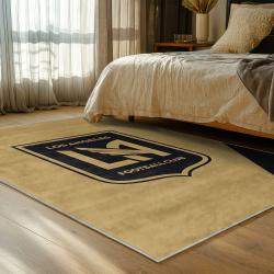 mls los angeles fc soccer team logo sport carpet area rug home decor gift idea bedroom lafc34