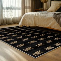 mls los angeles fc soccer team logo sport carpet area rug home decor gift idea bedroom lafc38