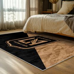 mls los angeles fc soccer team logo sport carpet area rug home decor gift idea bedroom lafc47