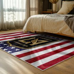 mls los angeles fc soccer team logo sport carpet area rug home decor gift idea bedroom lafc54