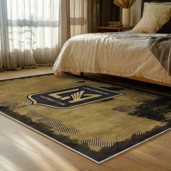 mls los angeles fc soccer team logo sport carpet area rug home decor gift idea bedroom lafc65