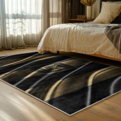 mls los angeles fc soccer team logo sport carpet area rug home decor gift idea bedroom lafc68