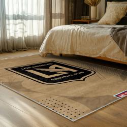 mls los angeles fc soccer team logo sport carpet area rug home decor gift idea bedroom lafc73