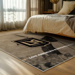 mls los angeles fc soccer team logo sport carpet area rug home decor gift idea bedroom lafc76