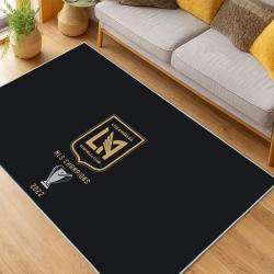 MLS Los Angeles Fc Soccer Team Logo Sport Carpet Area Rug Home Decor Gift LAFC15