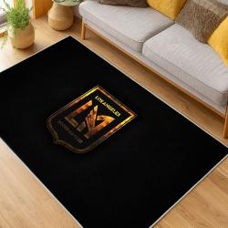 MLS Los Angeles Fc Soccer Team Logo Sport Carpet Area Rug Home Decor Gift LAFC20