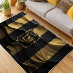 MLS Los Angeles Fc Soccer Team Logo Sport Carpet Area Rug Home Decor Gift LAFC29