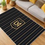 mls los angeles fc soccer team logo sport carpet area rug home decor gift idea living room lafc37