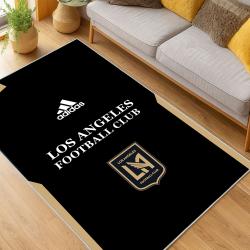MLS Los Angeles Fc Soccer Team Logo Sport Carpet Area Rug Home Decor Gift LAFC39