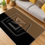 mls los angeles fc soccer team logo sport carpet area rug home decor gift idea living room lafc43