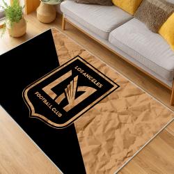 MLS Los Angeles Fc Soccer Team Logo Sport Carpet Area Rug Home Decor Gift LAFC47