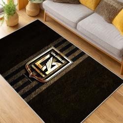 MLS Los Angeles Fc Soccer Team Logo Sport Carpet Area Rug Home Decor Gift LAFC5