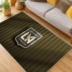 MLS Los Angeles Fc Soccer Team Logo Sport Carpet Area Rug Home Decor Gift LAFC52