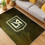 mls los angeles fc soccer team logo sport carpet area rug home decor gift idea living room lafc55