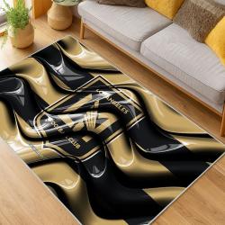 MLS Los Angeles Fc Soccer Team Logo Sport Carpet Area Rug Home Decor Gift LAFC56