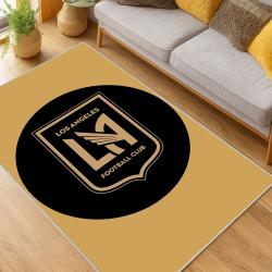 MLS Los Angeles Fc Soccer Team Logo Sport Carpet Area Rug Home Decor Gift LAFC58