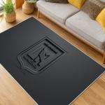 mls los angeles fc soccer team logo sport carpet area rug home decor gift idea living room lafc62