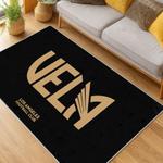 mls los angeles fc soccer team logo sport carpet area rug home decor gift idea living room lafc67