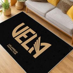 MLS Los Angeles Fc Soccer Team Logo Sport Carpet Area Rug Home Decor Gift LAFC67