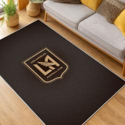 MLS Los Angeles Fc Soccer Team Logo Sport Carpet Area Rug Home Decor Gift LAFC72