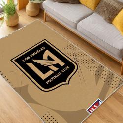 MLS Los Angeles Fc Soccer Team Logo Sport Carpet Area Rug Home Decor Gift LAFC73