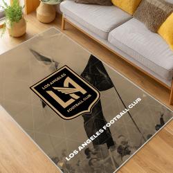 MLS Los Angeles Fc Soccer Team Logo Sport Carpet Area Rug Home Decor Gift LAFC76