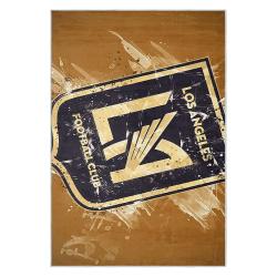 mls los angeles fc soccer team logo sport carpet area rug home decor gift lafc16