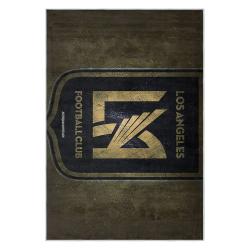 mls los angeles fc soccer team logo sport carpet area rug home decor gift lafc27