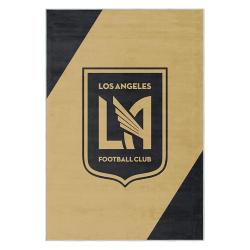 mls los angeles fc soccer team logo sport carpet area rug home decor gift lafc34