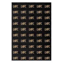 mls los angeles fc soccer team logo sport carpet area rug home decor gift lafc38
