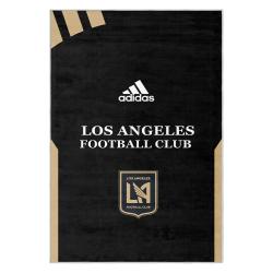 mls los angeles fc soccer team logo sport carpet area rug home decor gift lafc39